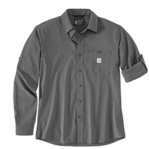 Carhartt Men Force Sun Defender Relaxed Fit Lightweight Long Sleeve Button-Down
